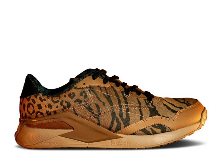 Reebok National Geographic X Nano X2 Grow - Animal Print Soft Camel/Light Sand/Gravel