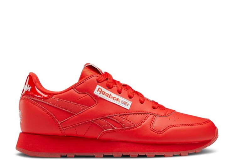 Reebok Popsicle X Classic Leather Big Kid - Instinct Red