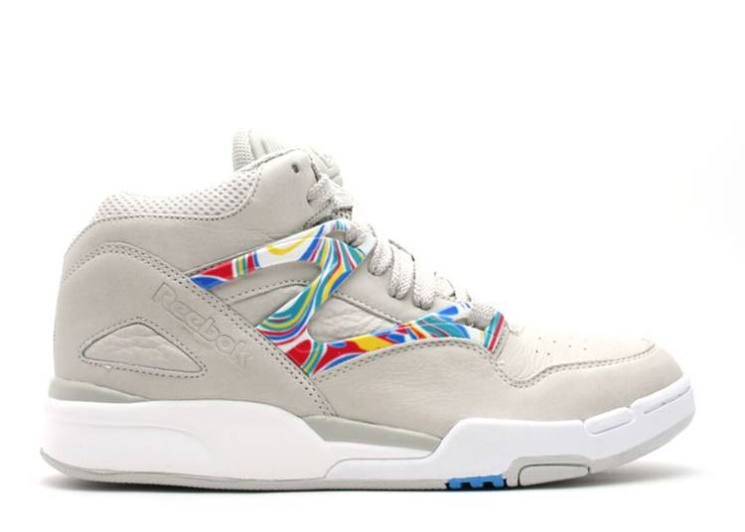 Reebok Pump Omni Lite Swirl - Commonwealth Cool Grey/White/Blue