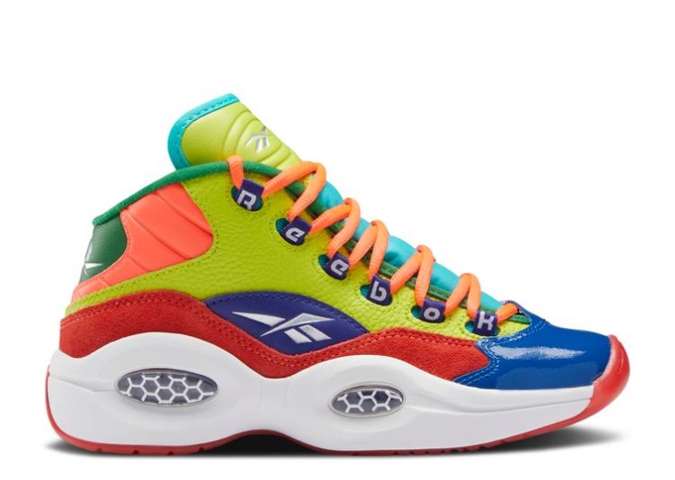 Reebok Question Mid Big Kid - Color Explosion