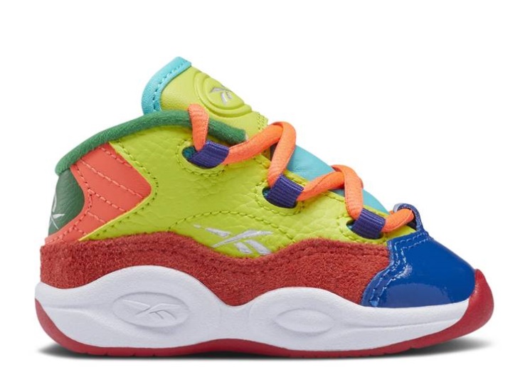 Reebok Question Mid Toddler - Color Explosion