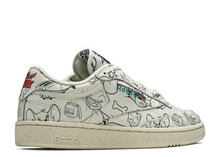 Reebok Tom  Jerry X Club C - Sketch