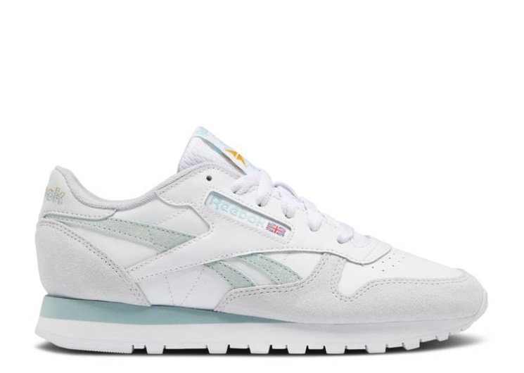 Reebok Wmns Classic Leather - White Seaside Grey