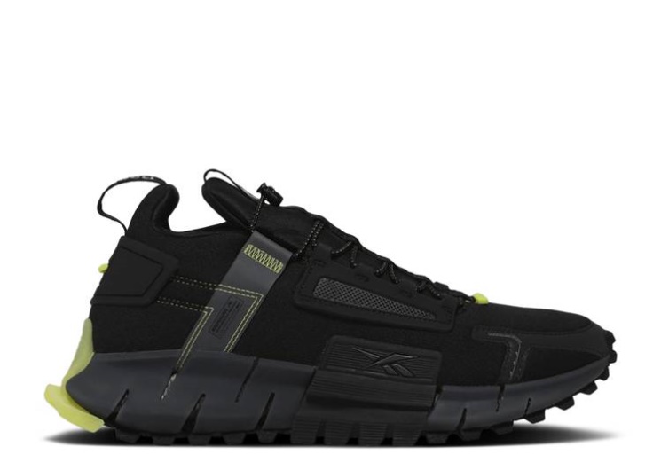 Reebok Zig Kinetica Edge - Black Acid Yellow