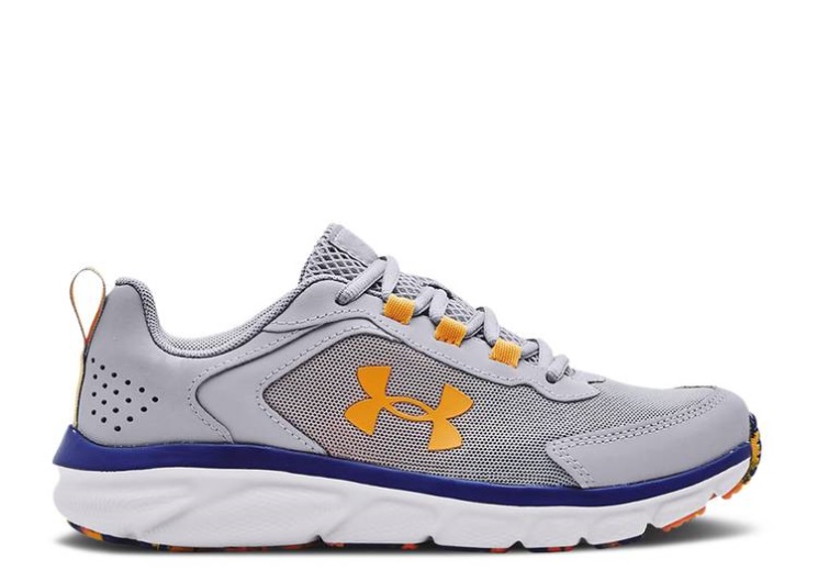Underarmour Assert 9 Gs - Mod Grey Bauhaus Blue