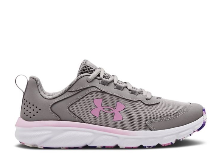 Underarmour Assert 9 Gs Grey Wolf/White