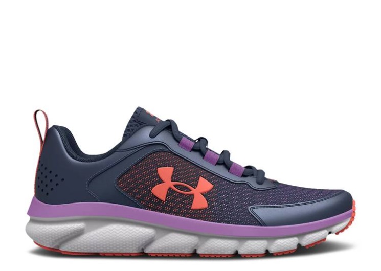 Underarmour Assert 9 Pearl Gs - Utility Blue Vivid Lilac
