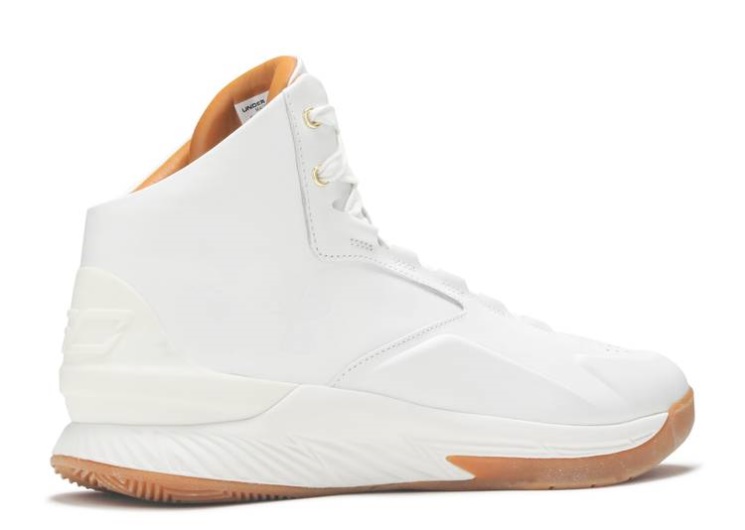 Underarmour Curry 1 Lux Mid Leather - White Gum
