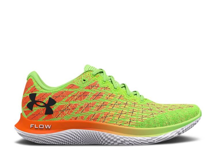 Underarmour Flow Velociti Wind 2 - Quirky Lime Blaze Orange