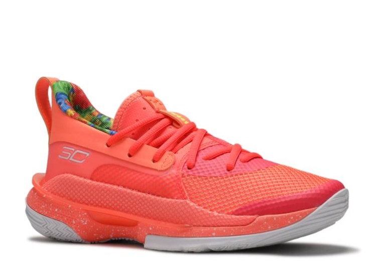Underarmour Sour Patch Kids X Curry 7 Gs - Peach Plasma