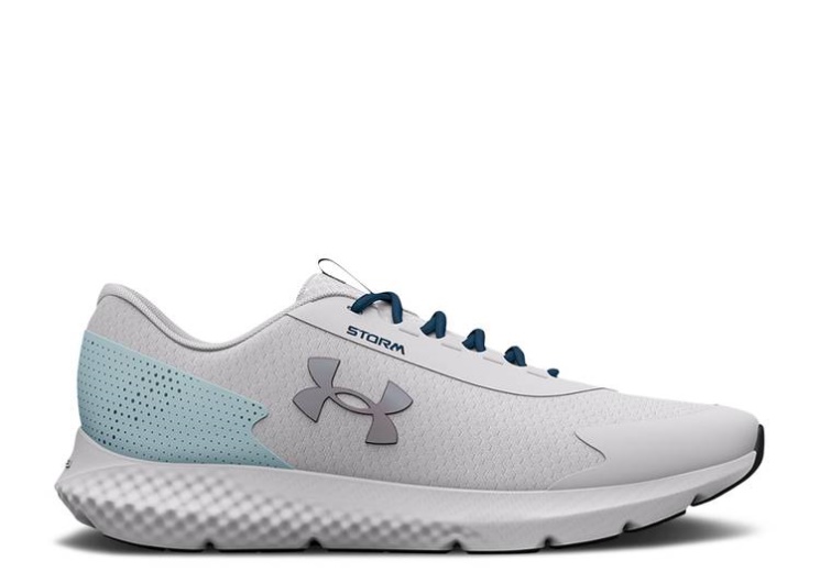 Underarmour Wmns Charged Rogue 3 Storm - Halo Grey Fuse Teal