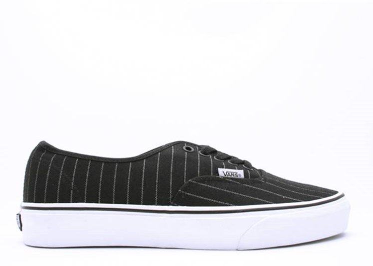 Vans Authentic Black Pinstripe