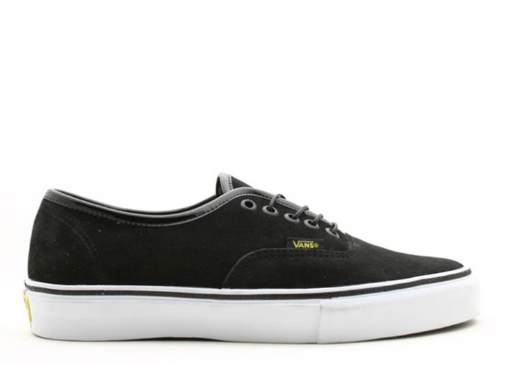 Vans Authentic Lx (Goatskin) Black/Buttercup