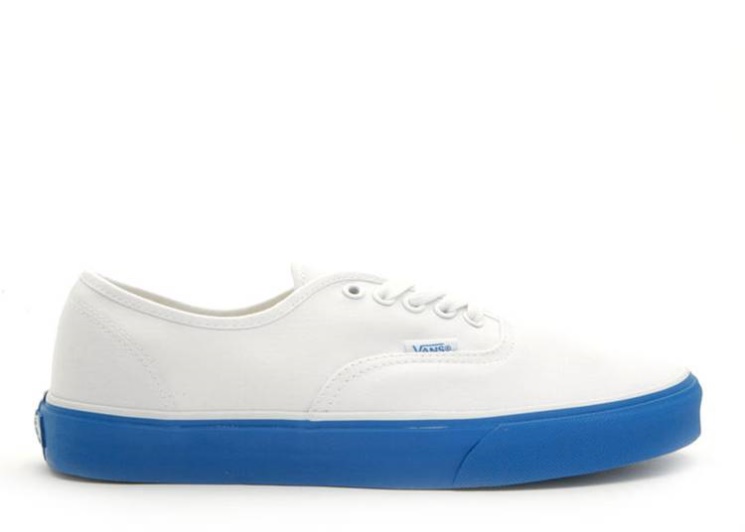 Vans Authentic True White/Blue Tape