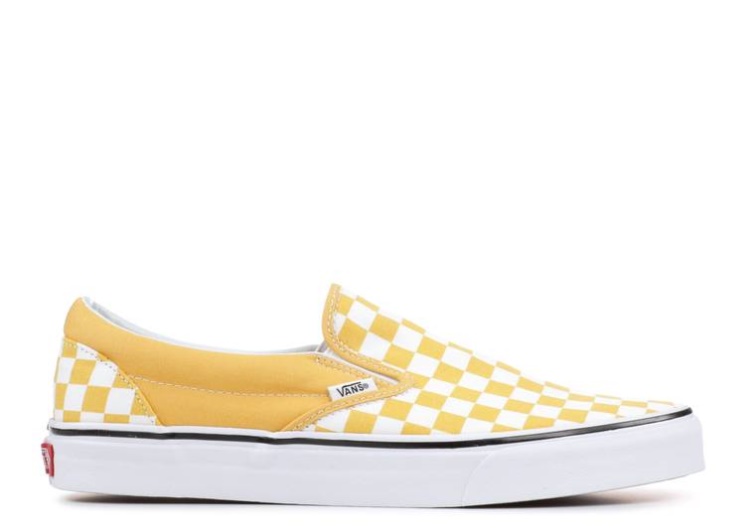 Vans Classic Slip On - Ochre Checkerboard