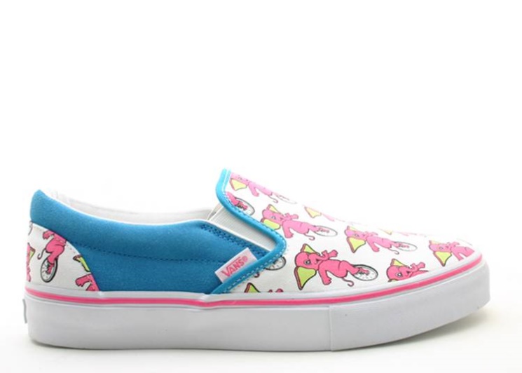 Vans Classic Slip On Lx Hawaiian Ocean/Neon Pink