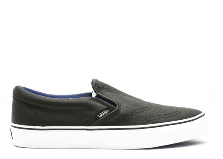 Vans Classic Slip On Wingtip Lx Black