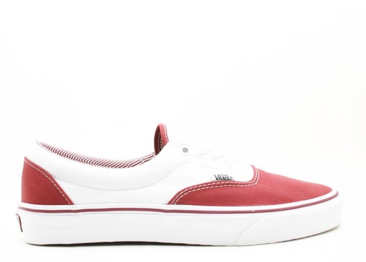 Deep Red/True White