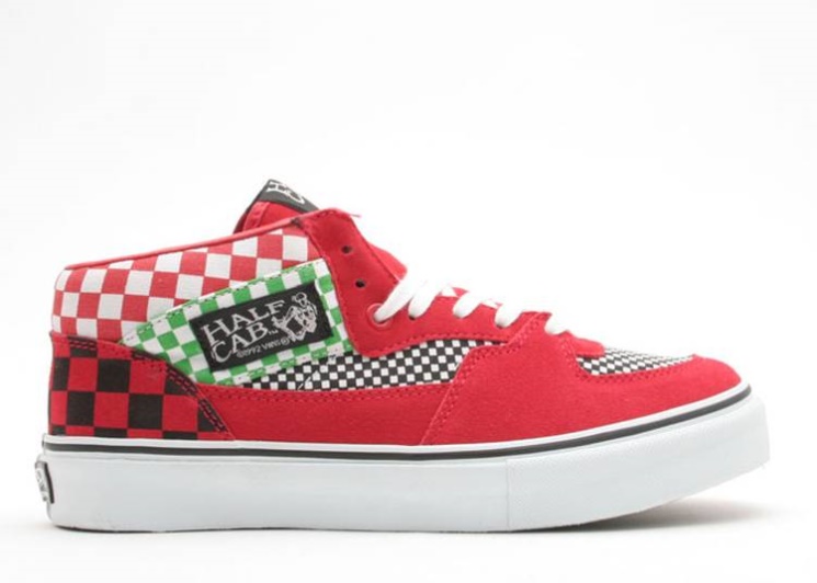 Vans Half Cab - Supreme FOne/White Checks/Black