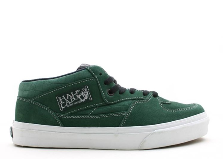 Vans Half Cab Dark Green/White