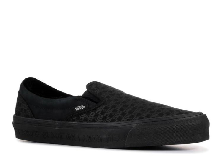 Vans Kith X Mastermind World X Og Classic Slip-On Lx - Black