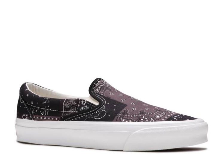 Vans Kith X Vault Og Classic Slip-On Lx - Bandana Moonless Night