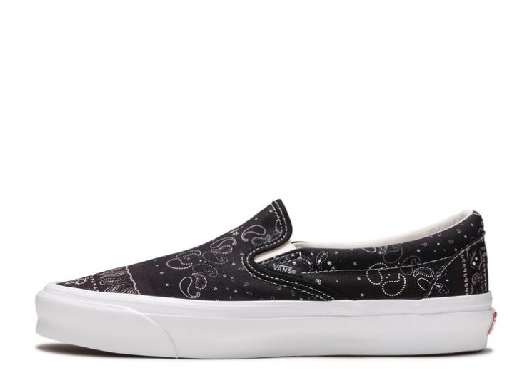 Vans Kith X Vault Og Classic Slip-On Lx - Bandana Moonless Night
