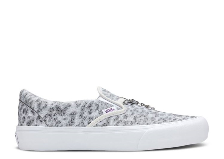 Vans Needles X Vault Classic Slip-On V - Animal Print White