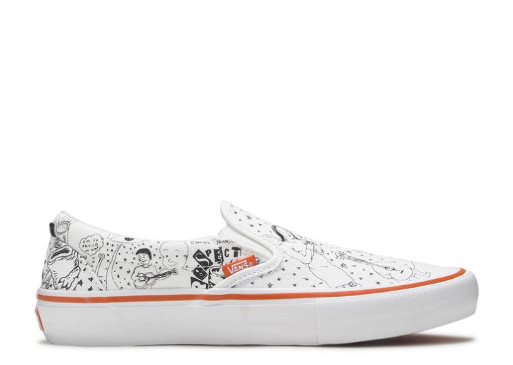 Vans No-Comply X Daniel Johnston X Slip-On Pro - Doodles