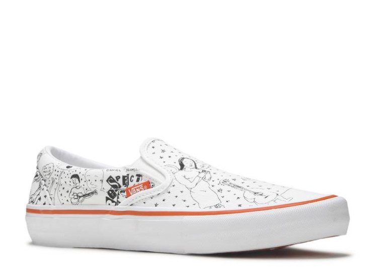 Vans No-Comply X Daniel Johnston X Slip-On Pro - Doodles