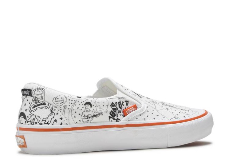 Vans No-Comply X Daniel Johnston X Slip-On Pro - Doodles