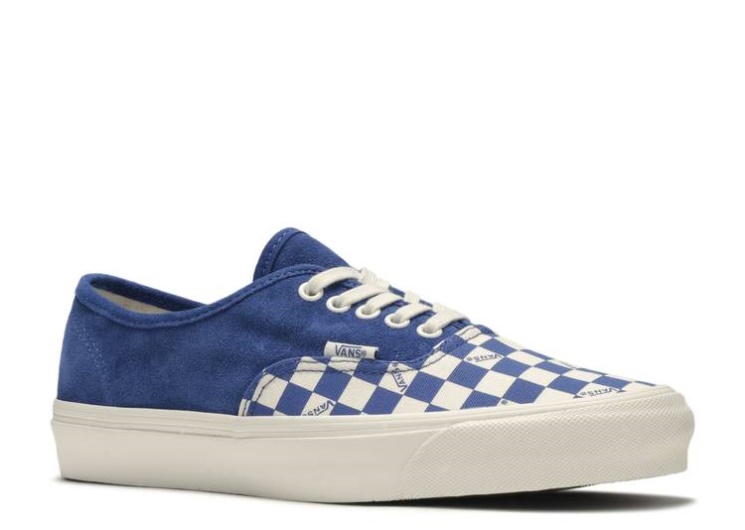 Vans Og Authentic Lx - True Blue Checkerboard Toe