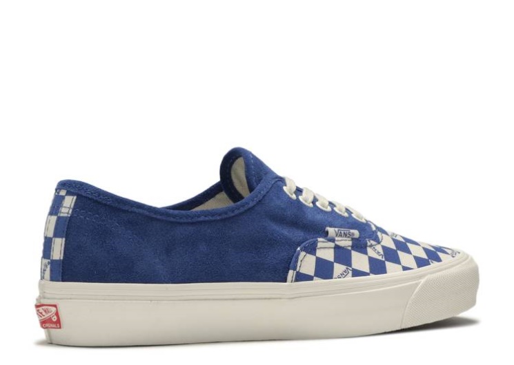 Vans Og Authentic Lx - True Blue Checkerboard Toe