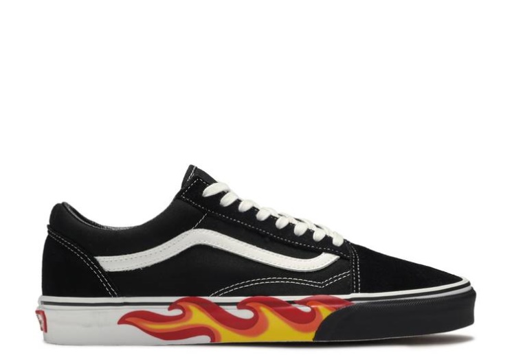 Vans Old Skool - Flame Cut Out