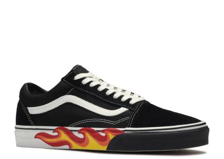 Vans Old Skool - Flame Cut Out