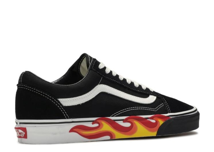 Vans Old Skool - Flame Cut Out
