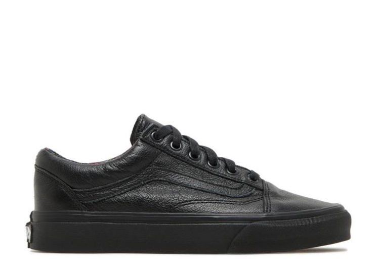 Vans Old Skool Leather - Black Plaid
