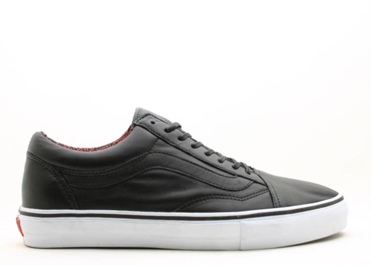 Vans Old Skool Lx - Calfskin Black/Cherry Tomato