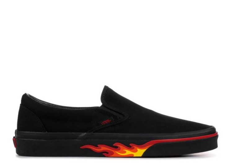 Vans Slip On - Flame Wall