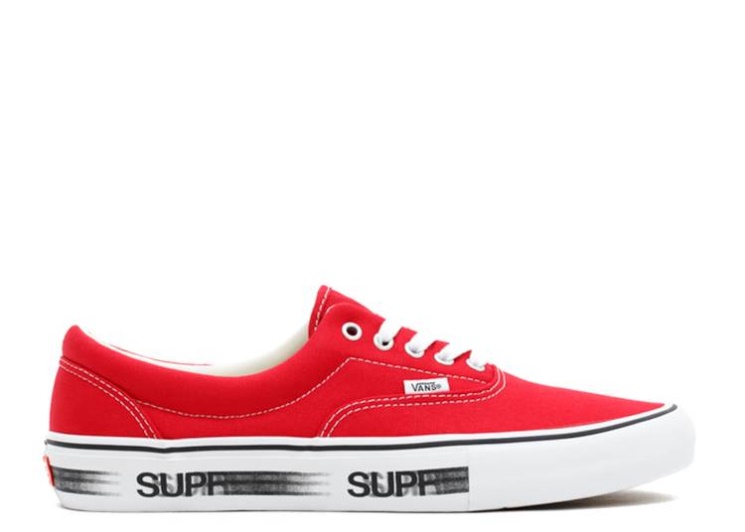 Vans Supreme X Era Pro - Motion Logo Red