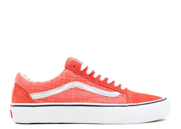 Vans Supreme X Old Skool Pro Iridescent - Coral