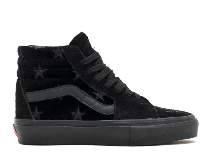 Vans Supreme X Sk8-Hi Pro - Velvet Pack Black