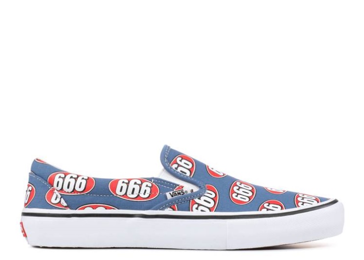Vans Supreme X Slip-On - Navy 666