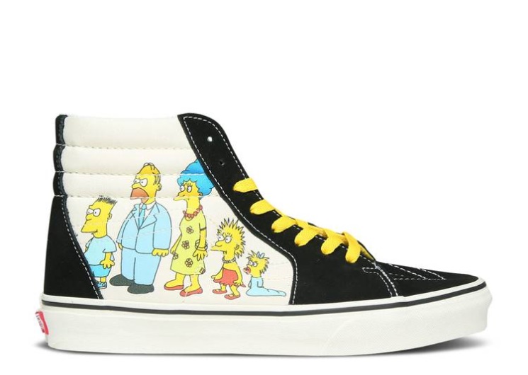 Vans The Simpsons X Sk8-Hi - Simpsons Family 1987-2020