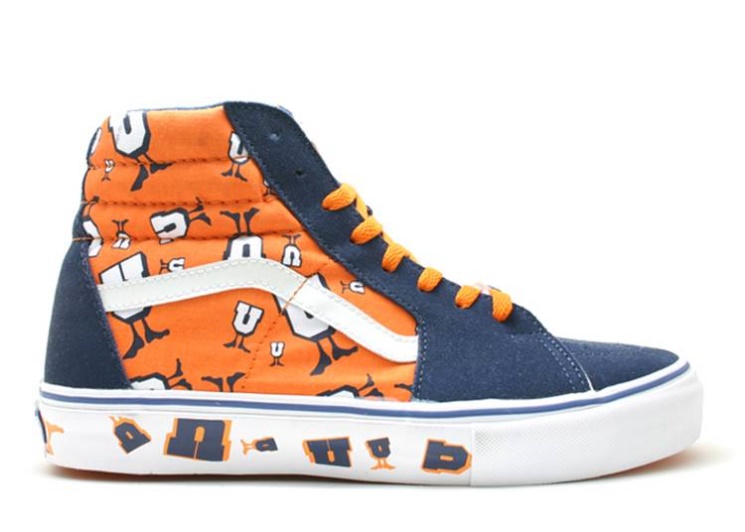 Vans Undefeated X Sk8 Hi Un Blue/Orange Popsicle