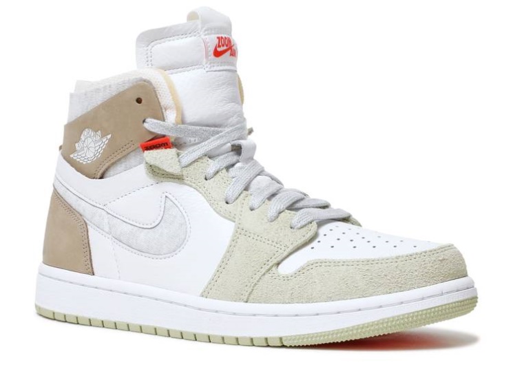 Wmns Air Jordan 1 High Zoom Comfort - Olive Aura