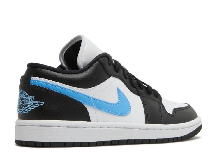 Wmns Air Jordan 1 Low - Black University Blue