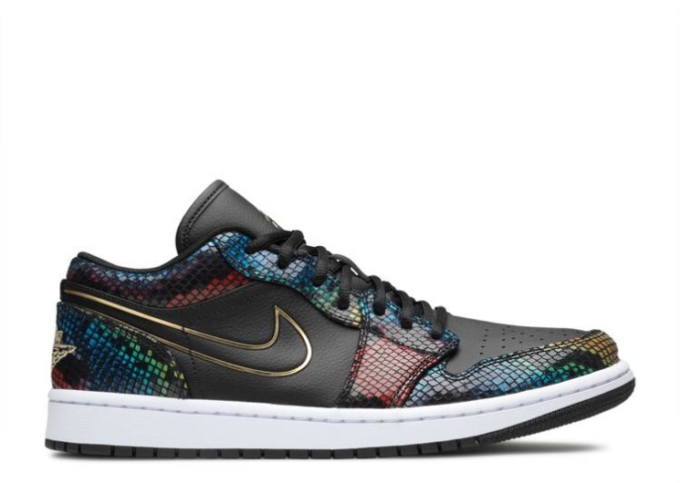 Wmns Air Jordan 1 Low - Multi Snakeskin