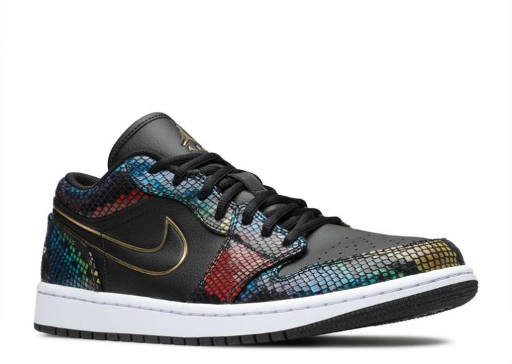 Wmns Air Jordan 1 Low - Multi Snakeskin