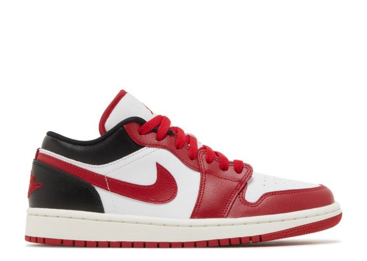 Wmns Air Jordan 1 Low - White Gym Red